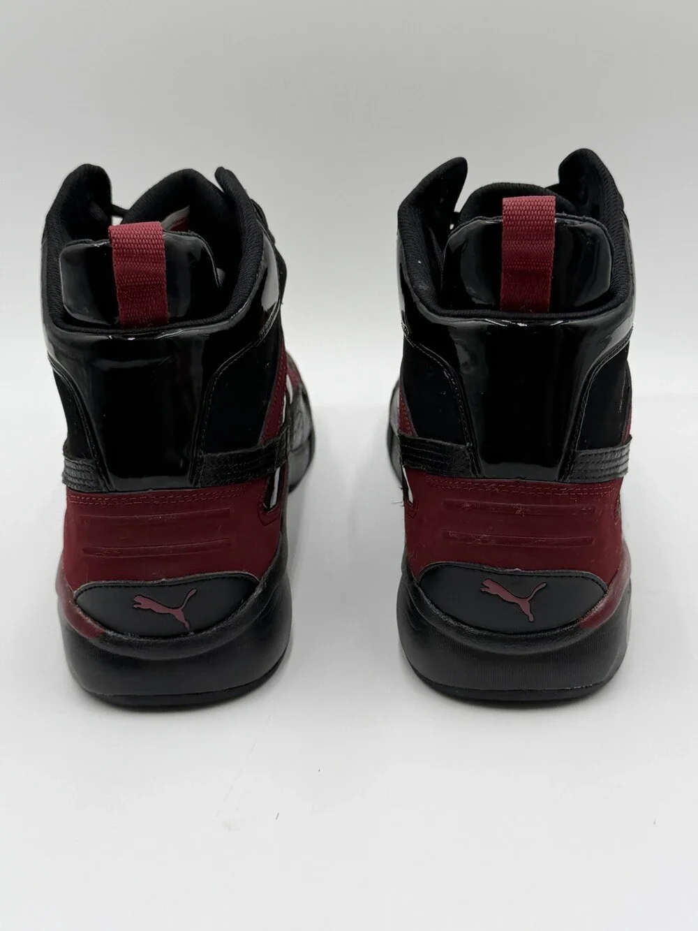 Puma FTR Trinomic Slipstream Men’s Size 14 Black Maroon Sneakers 356332-01